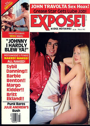 Expose March 1983 magazine back issue Expose magizine back copy 