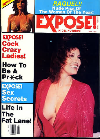 Expose July 1983 magazine back issue Expose magizine back copy 