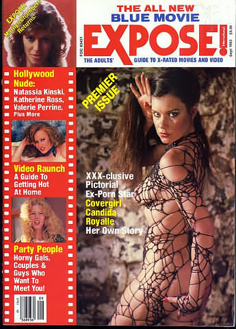 Expose September 1983 magazine back issue Expose magizine back copy 
