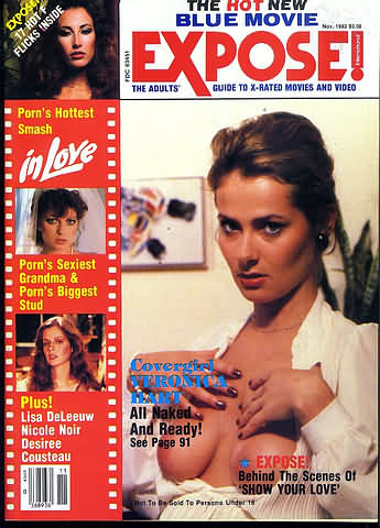 Expose November 1983 magazine back issue Expose magizine back copy 