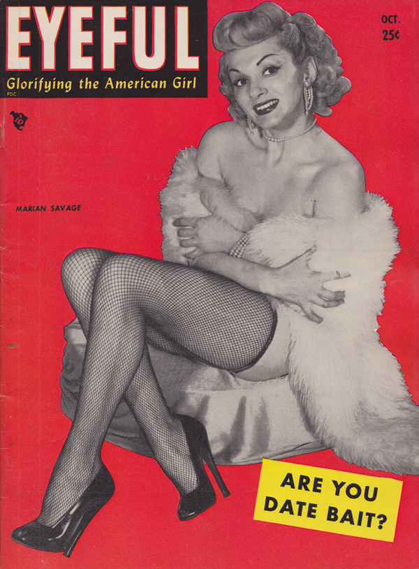 Eyeful October 1950 magazine back issue Eyeful magizine back copy Cute Cookies,Three Sheers,Are You Date Bait,BOXING BEAUT,LINGERIE MODEL ,ZEBRA ZING