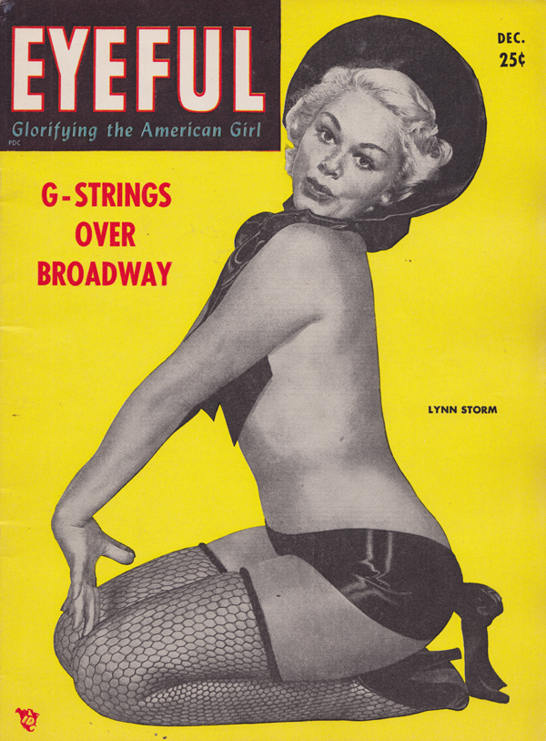 Eyeful December 1951 magazine back issue Eyeful magizine back copy BOUDOIR DUDE RANCH,G-Strings Over Broadway,Cute Eye-Dears,Bring 'Em Back Love,SLICK CHICK 
