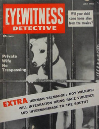 Eyewitness Detective July 1956 magazine back issue