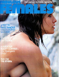 Fabulous Females June 1974 magazine back issue cover image