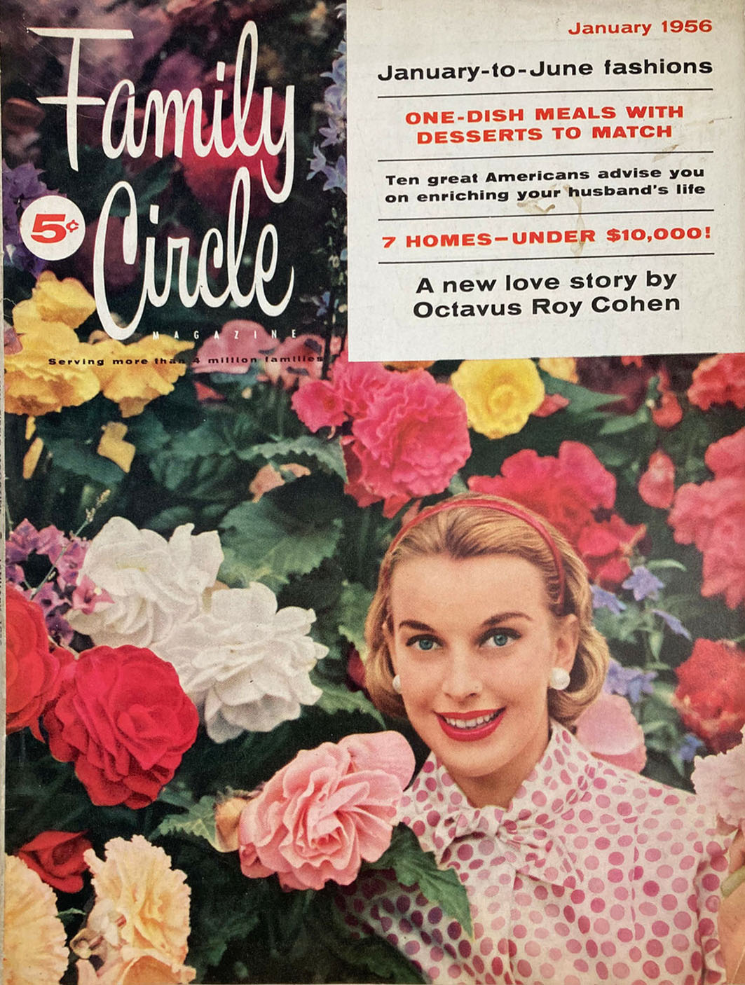 Family Circle Magazine Back Issues Year 1956 Archive