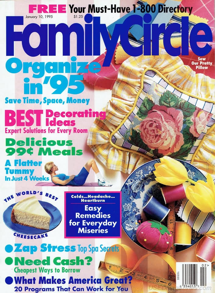 Family Circle Magazine Back Issues Year 1995 Archive