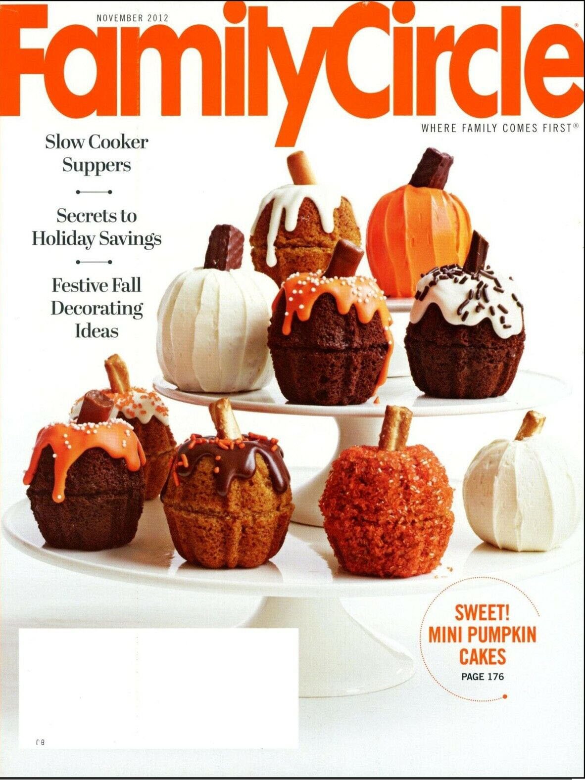 Family Circle November 2012, , Where Family Comes First Magazine,