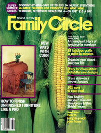 Danielle Martin magazine cover appearance Family Circle August 1982