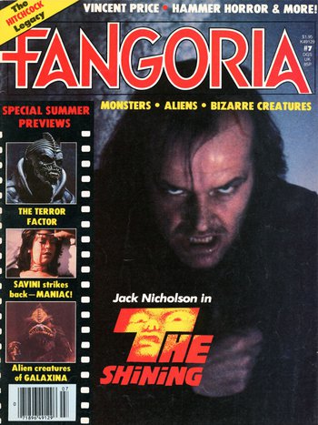 Fangoria # 7, August 1980 magazine back issue Fangoria magizine back copy 