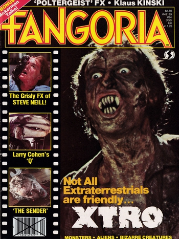 Fangoria # 24, December 1982 magazine back issue Fangoria magizine back copy 