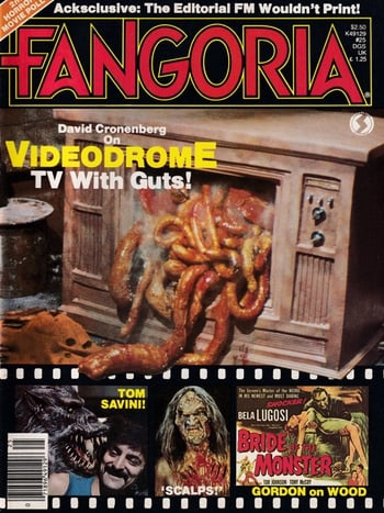 Fangoria # 25, February 1983 magazine back issue Fangoria magizine back copy 