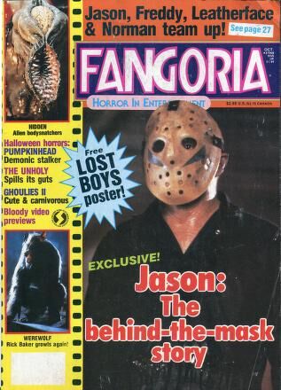 Fangoria # 68, October 1987 magazine back issue Fangoria magizine back copy 