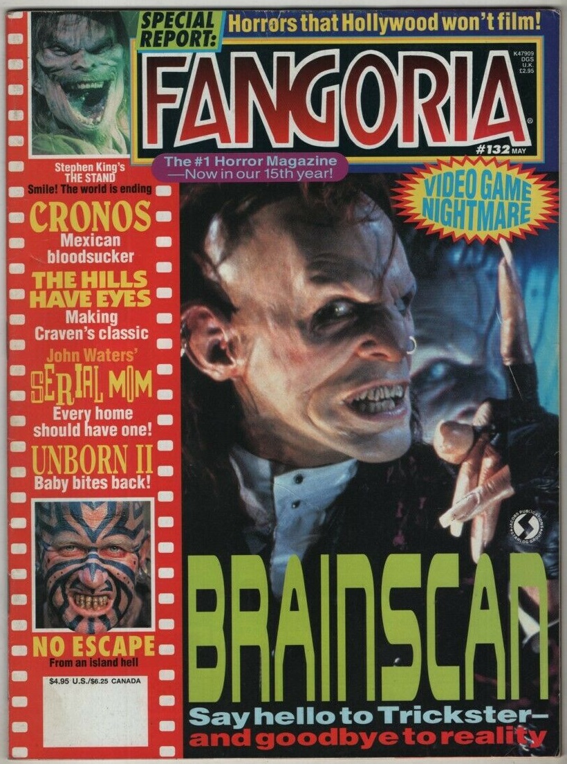 Fangoria # 132, May 1994 magazine back issue Fangoria magizine back copy 