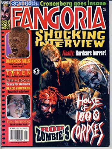 Fangoria # 219, January 2003 magazine back issue Fangoria magizine back copy 