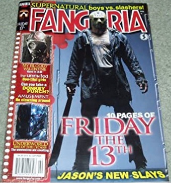 Fangoria # 280, February 2009 magazine back issue Fangoria magizine back copy 
