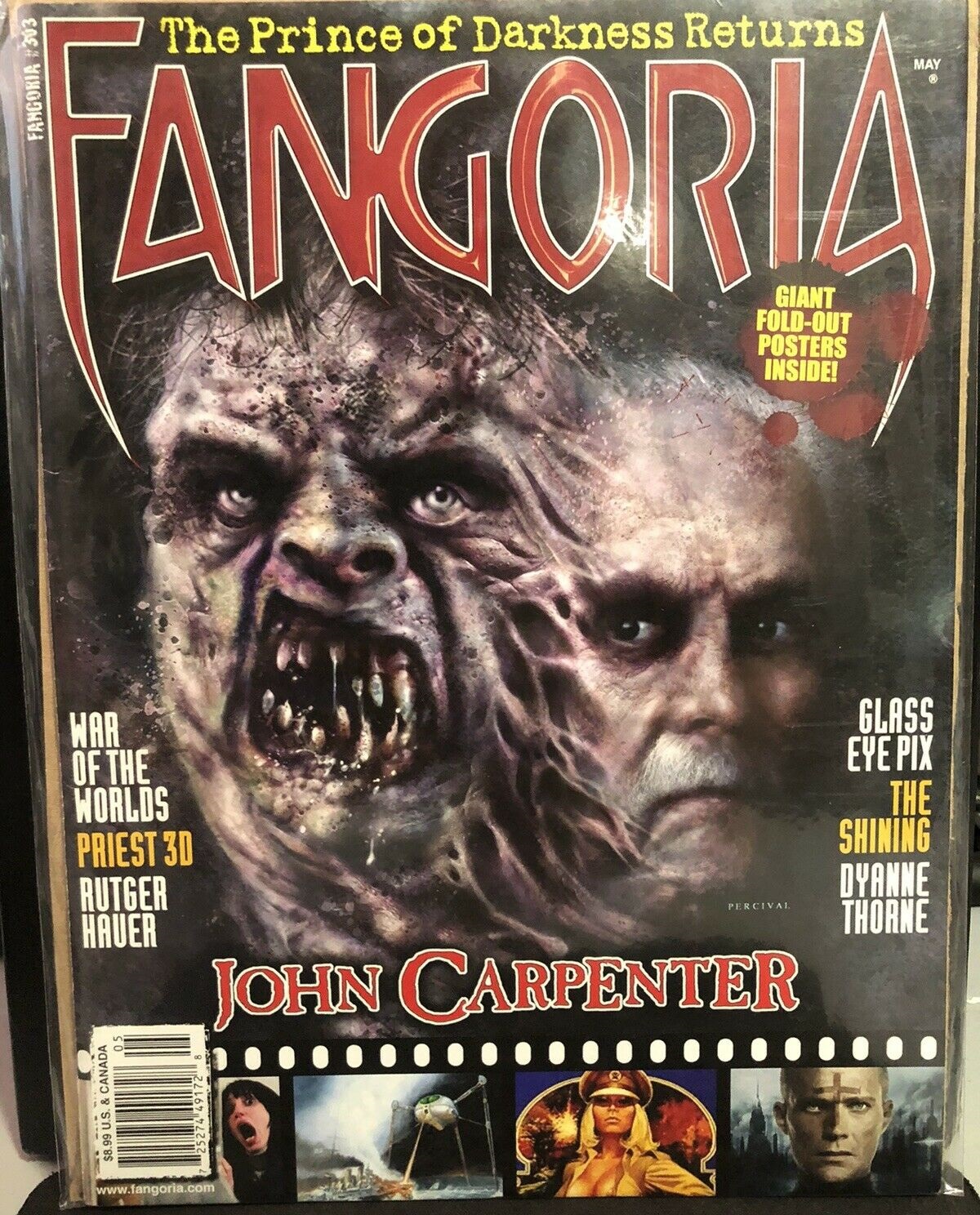 Fangoria # 303, May 2011 magazine back issue Fangoria magizine back copy 