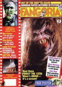 Fangoria # 51 magazine back issue cover image