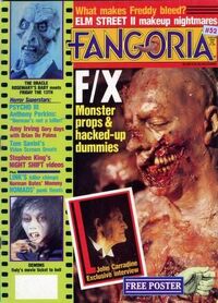 Fangoria # 52, March 1986 magazine back issue cover image