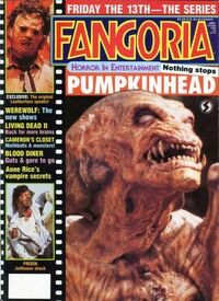 Fangoria # 70, January 1988 magazine back issue
