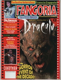 Fangoria # 118, November 1992 magazine back issue cover image