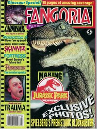 Fangoria # 124, July 1993 magazine back issue cover image