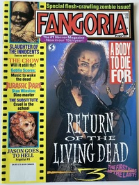 Fangoria # 127, October 1993 Magazine Back Copies Magizines Mags