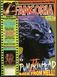Fangoria # 128, November 1993 magazine back issue cover image