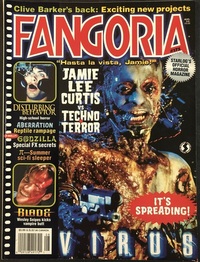 Jamie Lee magazine cover appearance Fangoria # 175, August 1998