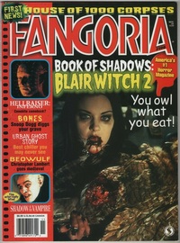 Fangoria # 198, November 2000 magazine back issue cover image