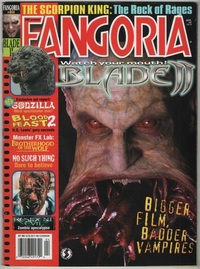 Fangoria # 211, April 2002 magazine back issue cover image