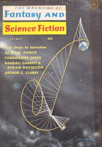 Fantasy & Science Fiction June 1961 magazine back issue cover image