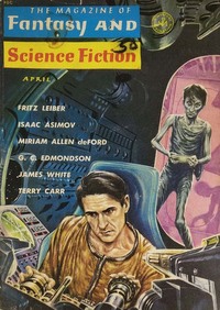 Fantasy & Science Fiction April 1963 magazine back issue cover image