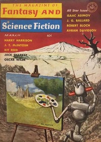 Fantasy & Science Fiction March 1964 magazine back issue cover image
