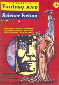 Isaac Asimov magazine cover appearance Fantasy & Science Fiction July 1970