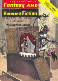 Isaac Asimov magazine cover appearance Fantasy & Science Fiction December 1971