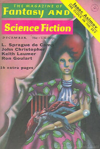 Isaac Asimov magazine cover appearance Fantasy & Science Fiction December 1972