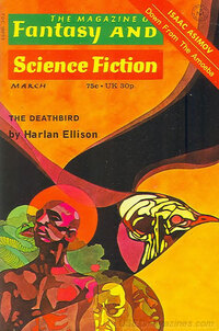 Isaac Asimov magazine cover appearance Fantasy & Science Fiction March 1973