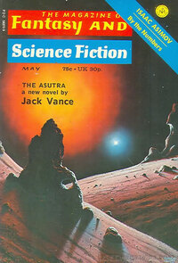 Isaac Asimov magazine cover appearance Fantasy & Science Fiction May 1973