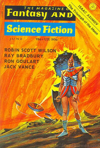 Isaac Asimov magazine cover appearance Fantasy & Science Fiction June 1973