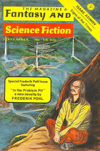 Isaac Asimov magazine cover appearance Fantasy & Science Fiction September 1973