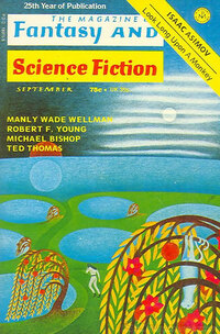 Fantasy & Science Fiction September 1974 magazine back issue cover image