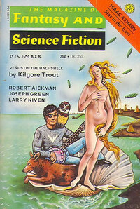 Fantasy & Science Fiction December 1974 magazine back issue cover image