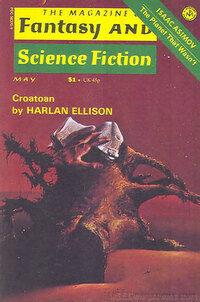 Fantasy & Science Fiction May 1975 magazine back issue cover image