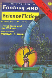 Fantasy & Science Fiction February 1976 magazine back issue cover image