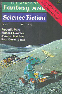 Fantasy & Science Fiction May 1976 magazine back issue cover image