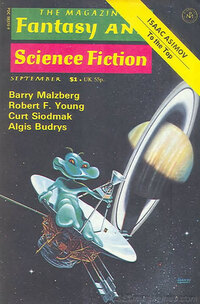Fantasy & Science Fiction September 1976 magazine back issue cover image