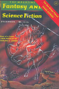 Fantasy & Science Fiction December 1976 magazine back issue cover image
