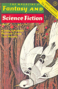 Fantasy & Science Fiction April 1977 magazine back issue cover image