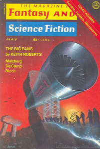 Isaac Asimov magazine cover appearance Fantasy & Science Fiction May 1977