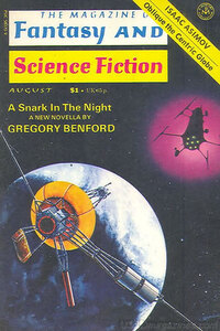 Fantasy & Science Fiction August 1977 magazine back issue cover image